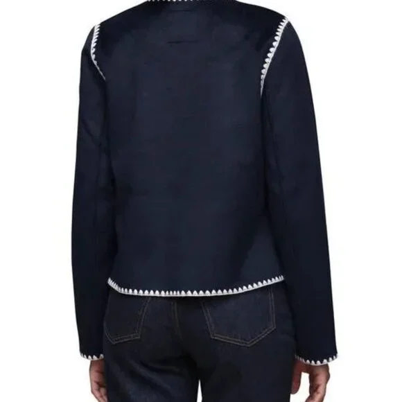 Bagatelle Contrast Stitch Collarless Jacket NWT!!!!!! Size Is Small !!!!!!! - Picture 3 of 4